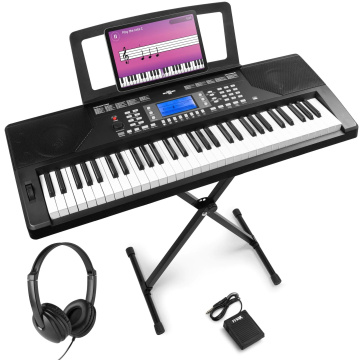Max Rhapsody61P Set keyboardu se stojanem, sustain pedálem a sluchátky