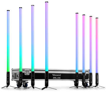 BeamZ Professional Zelos LED Tube Set 8ks v přepravním kufru