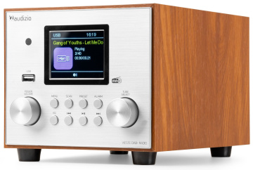 Audizio Vieste DAB+ Radio with subwoofer silver