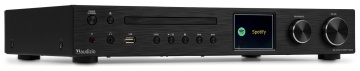 Audizio Bolzano Internet receiver with amplifier, DAB+ and CD player black