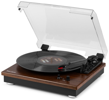 Audizio RP112L Record player BT in/out dark wood