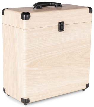 Audizio RC32 Vinyl record case light wood