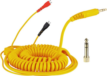 Zomo Spiral Cord DeLuxe for Sennheiser HD 25 - 3,5m, barva žlutá