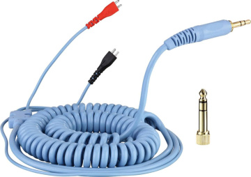 Zomo Spiral Cord DeLuxe for Sennheiser HD 25 - 3,5m, barva modrá
