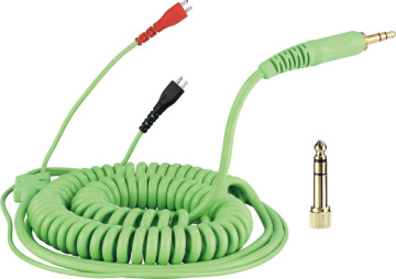 Zomo Spiral Cord DeLuxe for Sennheiser HD 25 - 3,5m, barva zelená