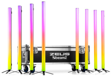 BeamZ Zeus Tube Bar Set 8ks v přepravním kufru