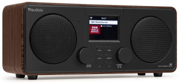 Audizio Foza Wi-Fi internet radio s DAB+, wood
