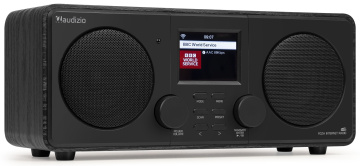 Audizio Foza Wi-Fi internet radio s DAB+, black