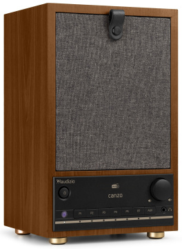 Audizio Canzo Internet radio s DAB+/FM, walnut