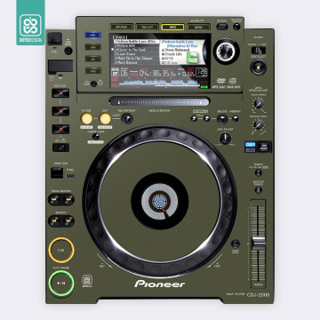 Doto Design Skin CDJ-2000 FULL COLORS Army Green