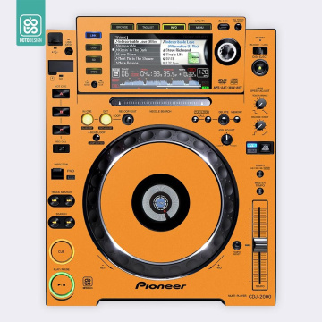 Doto Design Skin CDJ-2000 FULL COLORS Sunset Orange