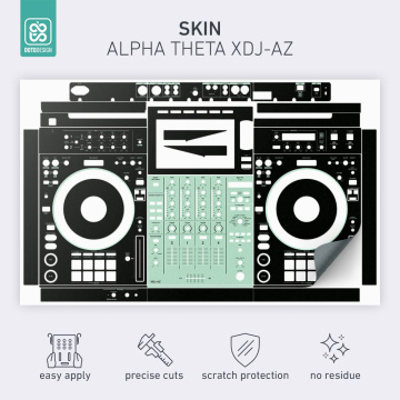 Doto Design Skin XDJ-AZ COLORS DVS Aquamarine