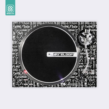 Doto Design Skin RP-7000 SCRATCH STYLE Black