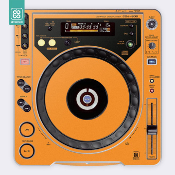Doto Design Skin CDJ-800 FULL COLORS Sunset Orange