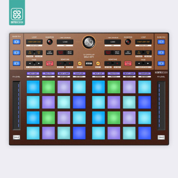 Doto Design Skin DDJ-XP1 Mash-Up Espresso