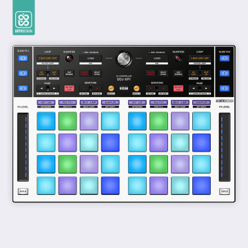 Doto Design Skin DDJ-XP1 FULL COLORS White