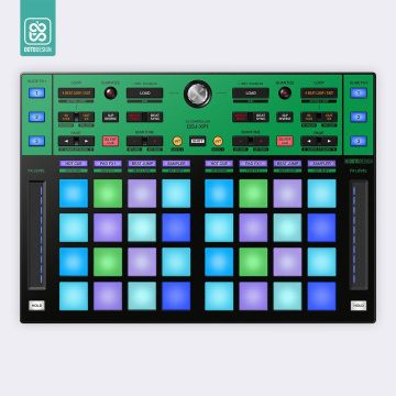 Doto Design Skin DDJ-XP1 COLORS DVS Green