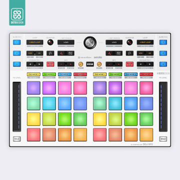 Doto Design Skin DDJ-XP2 Mash-Up DAY & NIGHT White