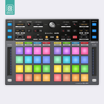 Doto Design Skin DDJ-XP2 FULL COLORS Graphite Grey
