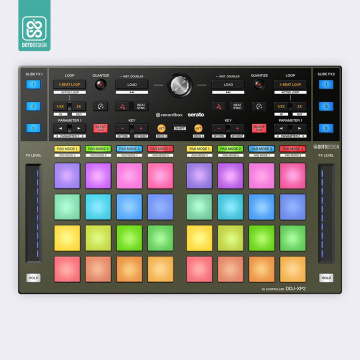 Doto Design Skin DDJ-XP2 FULL COLORS Army Green