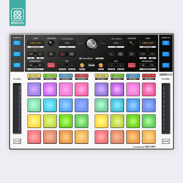 Doto Design Skin DDJ-XP2 FULL COLORS White
