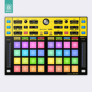 Doto Design Skin DDJ-XP2 COLORS DVS Yellow