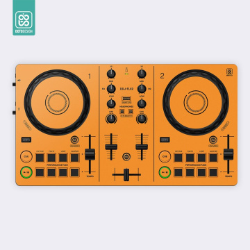 Doto Design Skin DDJ-FLX2 FULL COLORS Sunset Orange