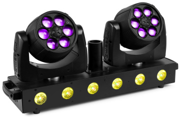 BeamZ Fuze Twin LED Wash moving head bar