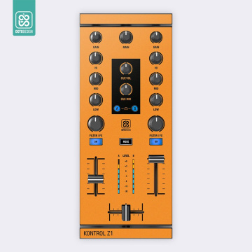 Doto Design Skin Kontrol Z1 FULL COLORS Sunset Orange