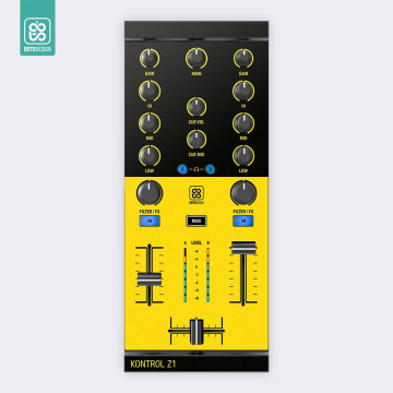 Doto Design Skin Kontrol Z1 COLORS DVS Yellow