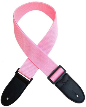 Soundsation Poly Guitar Strap Pink