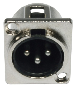 Accu Cable AC-C-XM3 XLR 3pin male panel metal