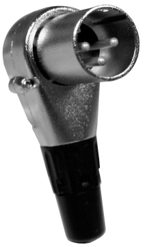 Accu Cable AC-C-XM-90 90° XLR Stecker male