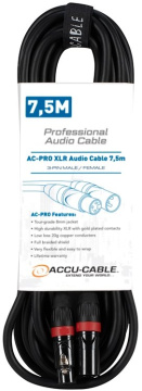 Accu Cable AC-PRO XLR audio cable 7,5m