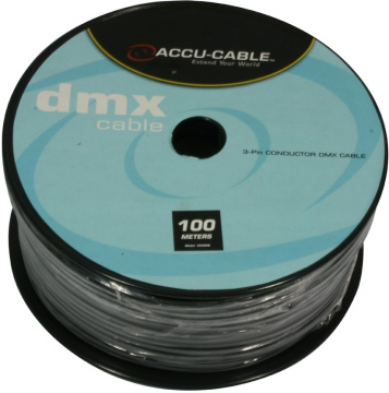 Accu Cable AC-DMX3/100R DMX kabel na cívce 100m