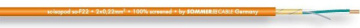 Sommer Cable 200-0405 ISOPOD SO-F22 - ORANŽOVÁ