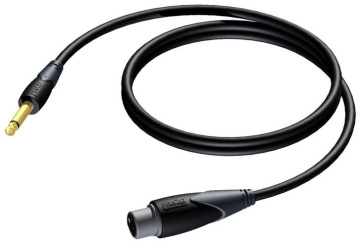 Procab CLA900/3 - Jack 6,3 Mono - XLR F - 3m