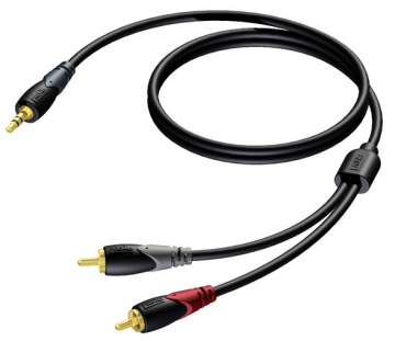 Procab CLA711/5 - Jack 3.5 - 2x RCA - 5m