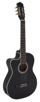 Dimavery CN-600L Classical guitar, black