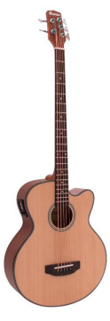 Dimavery AB-455 Acoustic-Bass, 5-string, nature