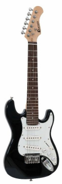 Dimavery J-350 E-Guitar ST, elektrická kytara Junior, černá