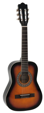 Dimavery AC-303 klasická kytara 1/2 sunburst