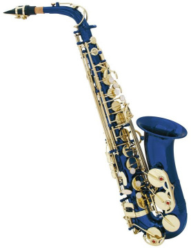 Dimavery SP-30 Es alt saxofon, modrý