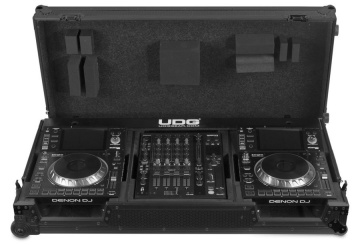 UDG Ultimate Flight Case Denon Set SC5000/X1800 Black Plus (Wheels)