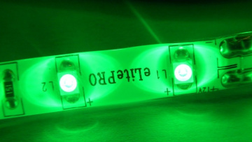 eLite LED páska SMD3528, zelená, 12V, 1m, IP54, 60 LED/m
