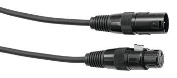 Eurolite DMX kabel XLR 5pin, 10m délka, černý