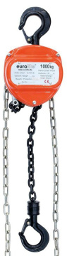 Eurolite Řetězový zdvihák 10m/1000kg, oranžový
