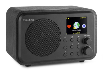 Audizio Venice internetové rádio Wi-Fi s baterií, černé