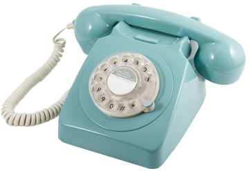 GPO 746 Rotary Phone Blue