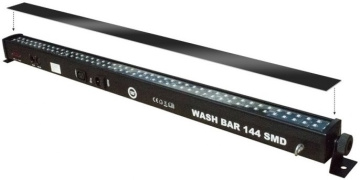 LIGHT4ME Wash Bar 144 SMD Plexisklo pro bar černé